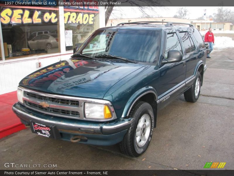 Fairway Green Metallic / Dark Pewter 1997 Chevrolet Blazer LS 4x4