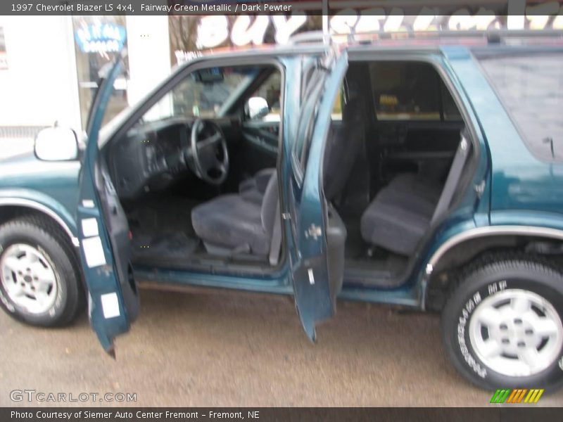 Fairway Green Metallic / Dark Pewter 1997 Chevrolet Blazer LS 4x4