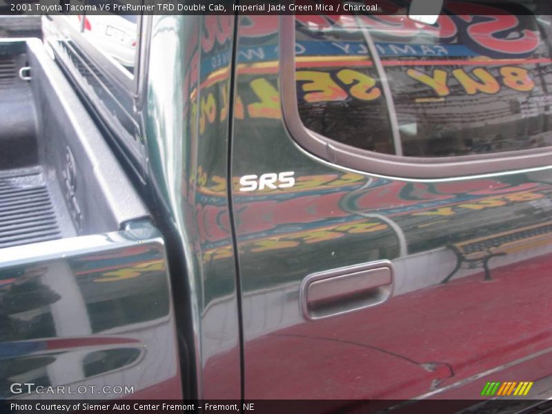 Imperial Jade Green Mica / Charcoal 2001 Toyota Tacoma V6 PreRunner TRD Double Cab
