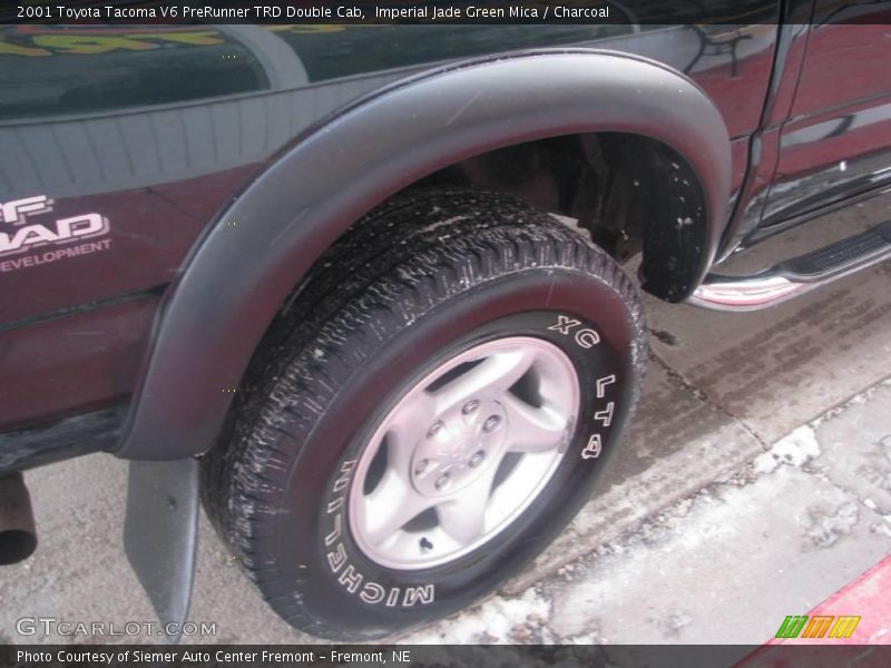 Imperial Jade Green Mica / Charcoal 2001 Toyota Tacoma V6 PreRunner TRD Double Cab