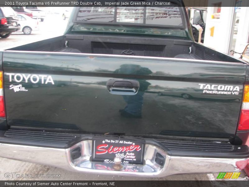Imperial Jade Green Mica / Charcoal 2001 Toyota Tacoma V6 PreRunner TRD Double Cab