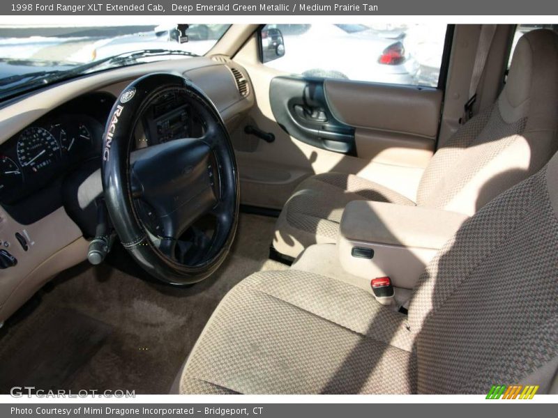 Deep Emerald Green Metallic / Medium Prairie Tan 1998 Ford Ranger XLT Extended Cab