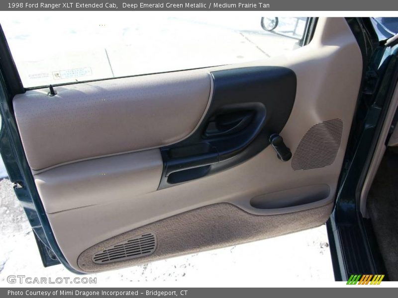 Deep Emerald Green Metallic / Medium Prairie Tan 1998 Ford Ranger XLT Extended Cab