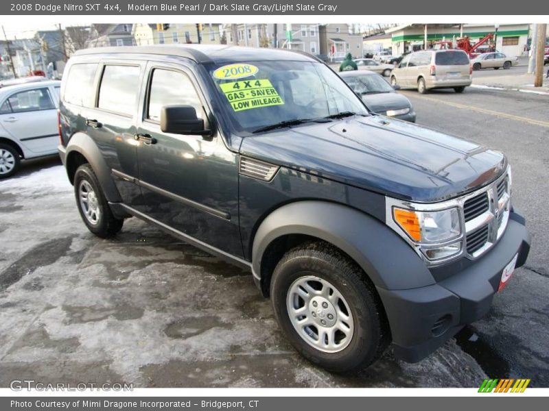 Modern Blue Pearl / Dark Slate Gray/Light Slate Gray 2008 Dodge Nitro SXT 4x4
