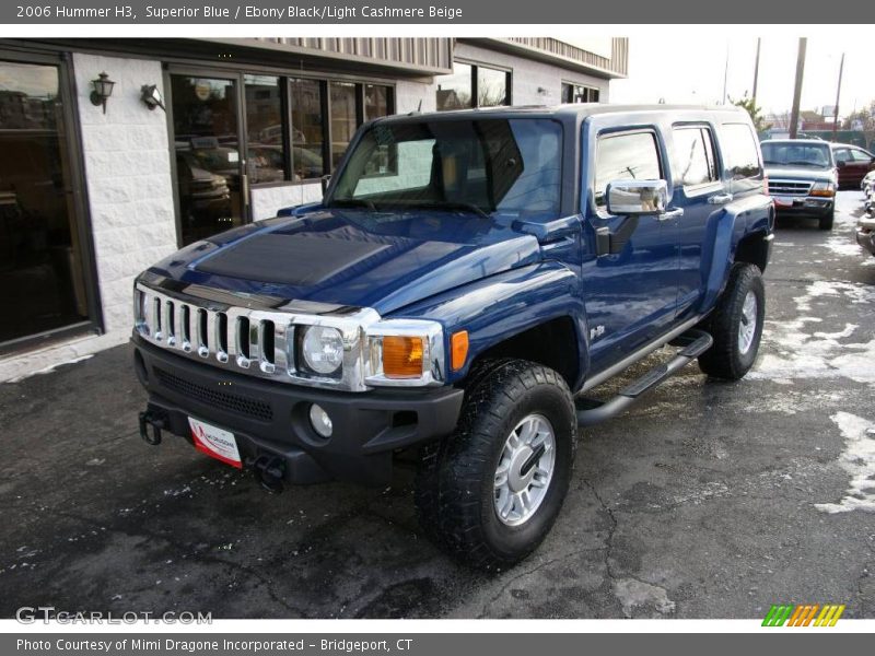 Superior Blue / Ebony Black/Light Cashmere Beige 2006 Hummer H3