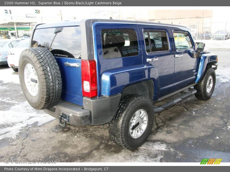 Superior Blue / Ebony Black/Light Cashmere Beige 2006 Hummer H3