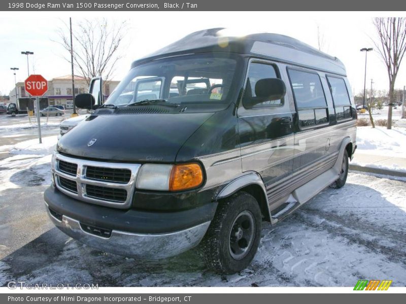 Black / Tan 1998 Dodge Ram Van 1500 Passenger Conversion