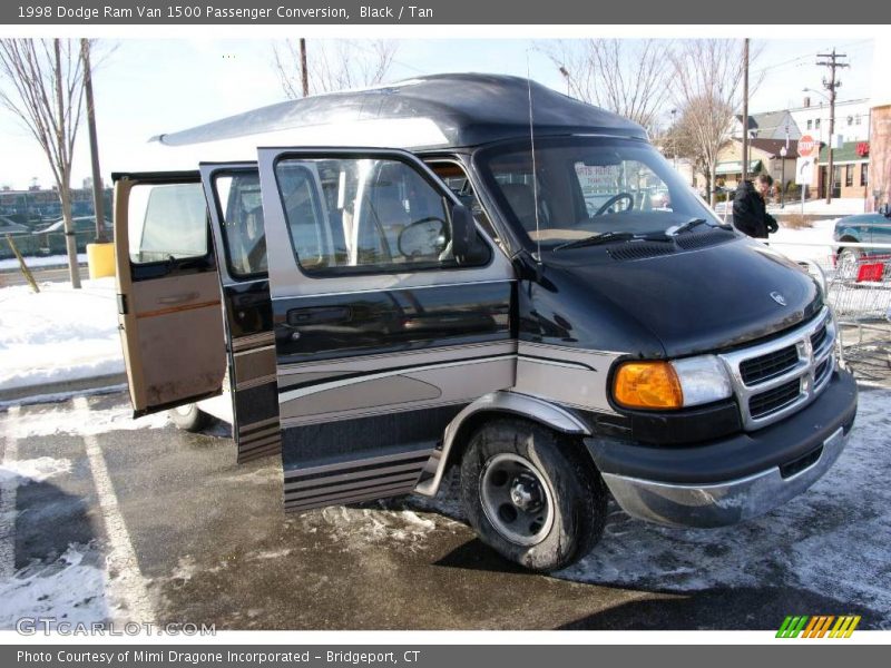 Black / Tan 1998 Dodge Ram Van 1500 Passenger Conversion