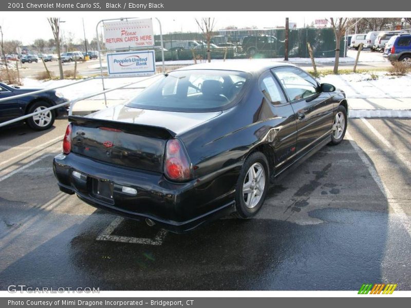 Black / Ebony Black 2001 Chevrolet Monte Carlo SS