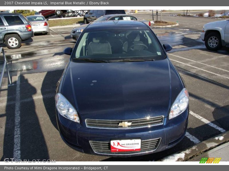 Imperial Blue Metallic / Ebony Black 2007 Chevrolet Impala LS
