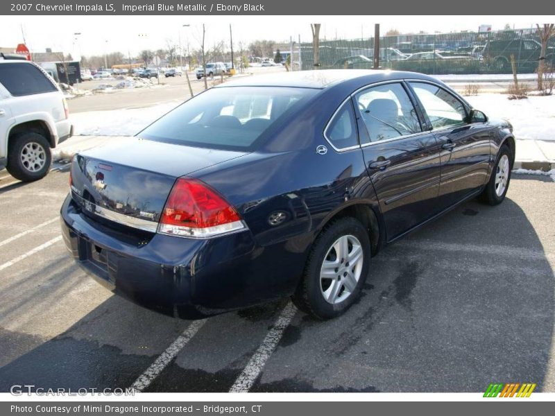Imperial Blue Metallic / Ebony Black 2007 Chevrolet Impala LS