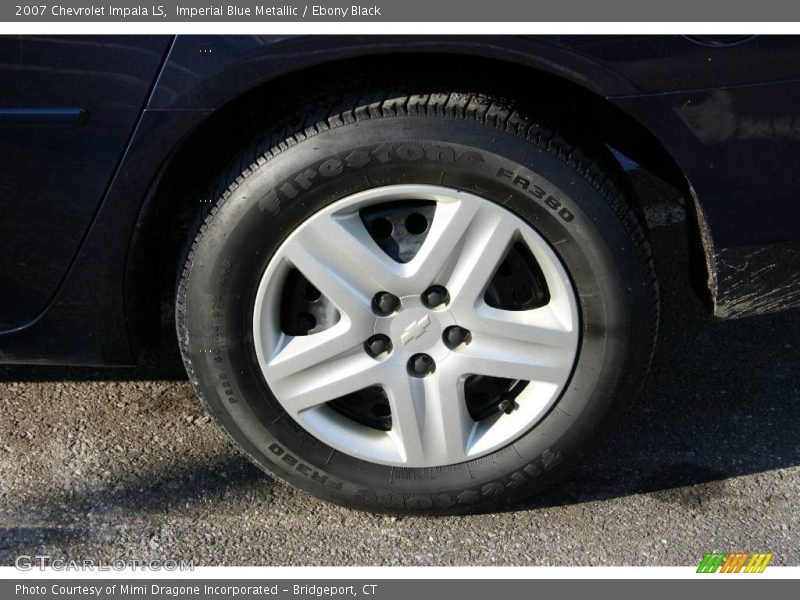 Imperial Blue Metallic / Ebony Black 2007 Chevrolet Impala LS