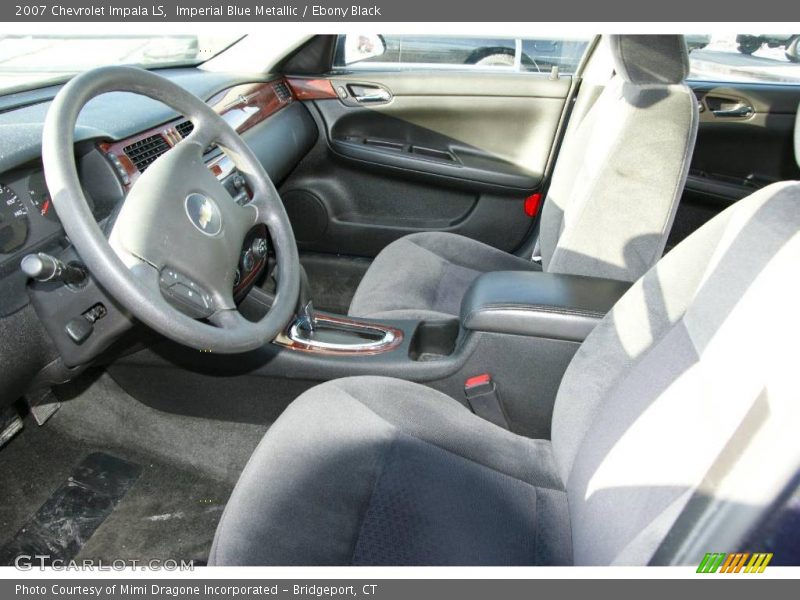 Imperial Blue Metallic / Ebony Black 2007 Chevrolet Impala LS