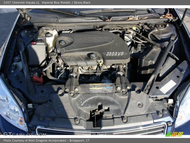 Imperial Blue Metallic / Ebony Black 2007 Chevrolet Impala LS