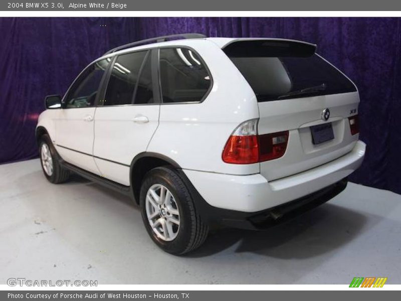 Alpine White / Beige 2004 BMW X5 3.0i