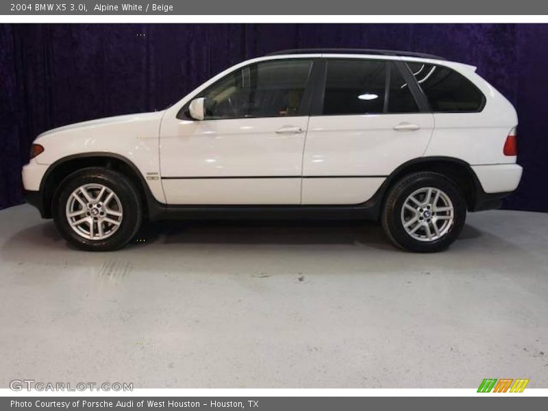 Alpine White / Beige 2004 BMW X5 3.0i