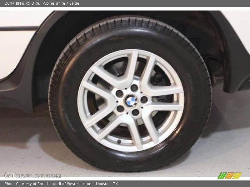 Alpine White / Beige 2004 BMW X5 3.0i