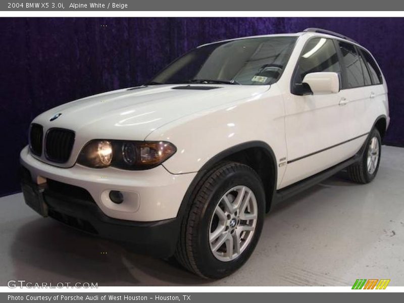 Alpine White / Beige 2004 BMW X5 3.0i