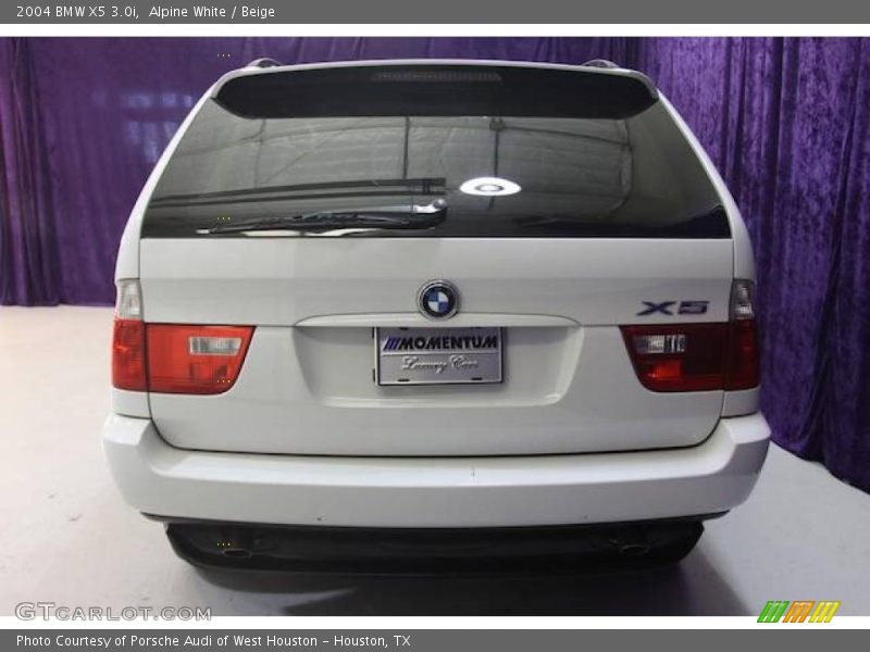 Alpine White / Beige 2004 BMW X5 3.0i
