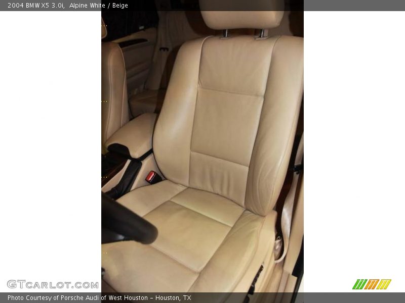 Alpine White / Beige 2004 BMW X5 3.0i