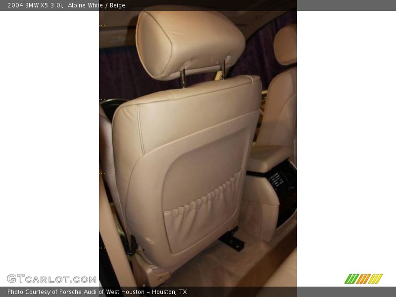 Alpine White / Beige 2004 BMW X5 3.0i