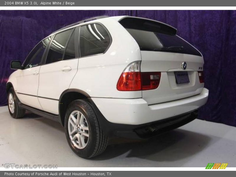 Alpine White / Beige 2004 BMW X5 3.0i