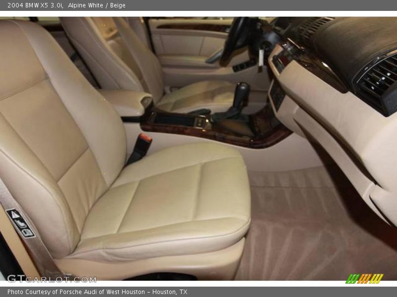 Alpine White / Beige 2004 BMW X5 3.0i