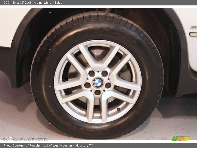 Alpine White / Beige 2004 BMW X5 3.0i