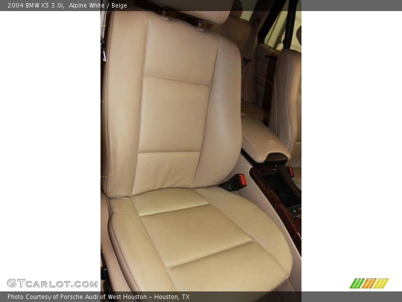 Alpine White / Beige 2004 BMW X5 3.0i