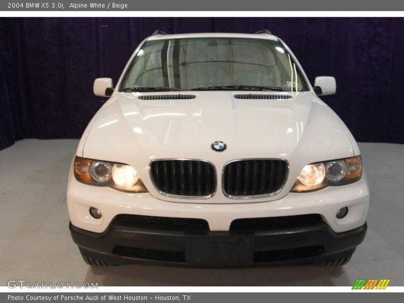 Alpine White / Beige 2004 BMW X5 3.0i
