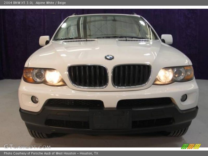 Alpine White / Beige 2004 BMW X5 3.0i