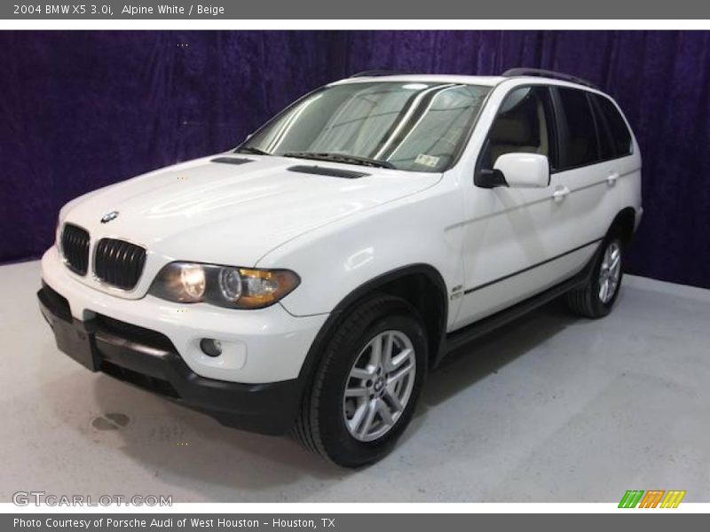 Alpine White / Beige 2004 BMW X5 3.0i