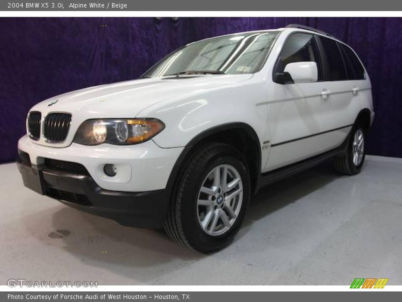 Alpine White / Beige 2004 BMW X5 3.0i
