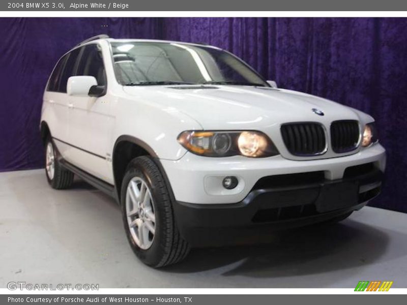 Alpine White / Beige 2004 BMW X5 3.0i