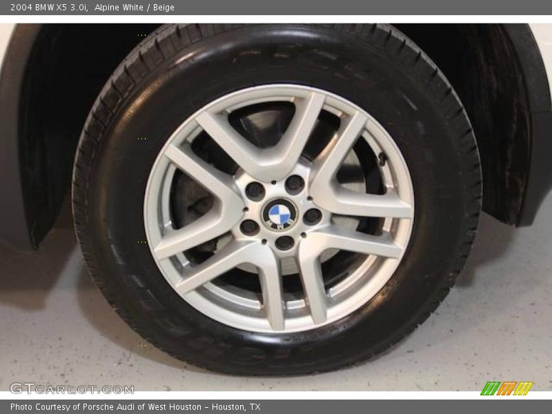 Alpine White / Beige 2004 BMW X5 3.0i