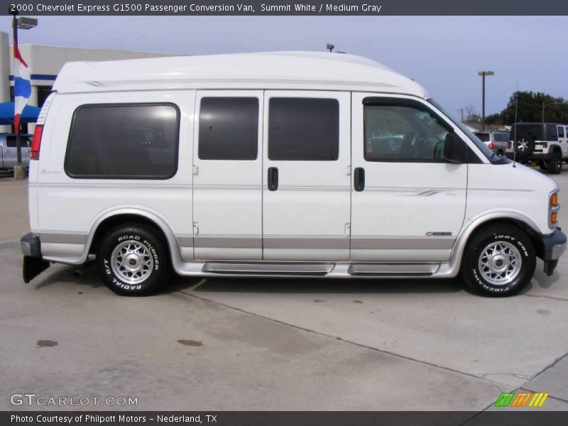 Summit White / Medium Gray 2000 Chevrolet Express G1500 Passenger Conversion Van
