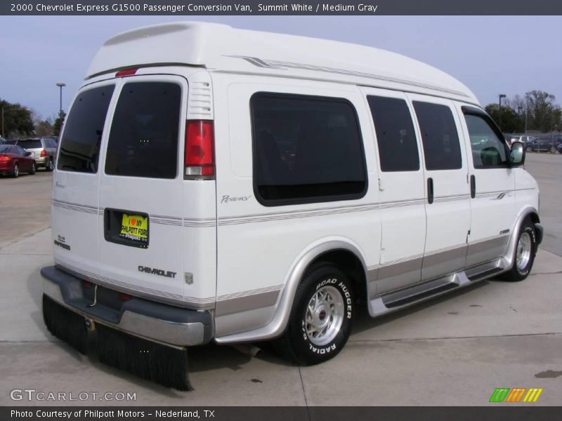 Summit White / Medium Gray 2000 Chevrolet Express G1500 Passenger Conversion Van
