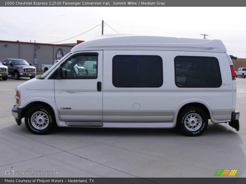 Summit White / Medium Gray 2000 Chevrolet Express G1500 Passenger Conversion Van