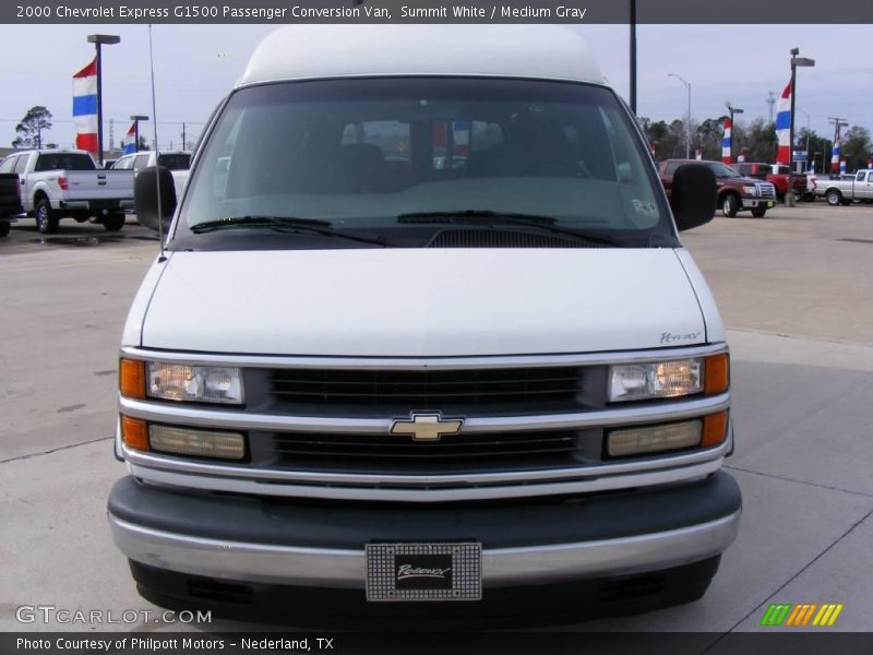 Summit White / Medium Gray 2000 Chevrolet Express G1500 Passenger Conversion Van