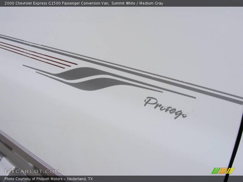 Summit White / Medium Gray 2000 Chevrolet Express G1500 Passenger Conversion Van