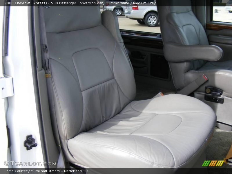 Summit White / Medium Gray 2000 Chevrolet Express G1500 Passenger Conversion Van