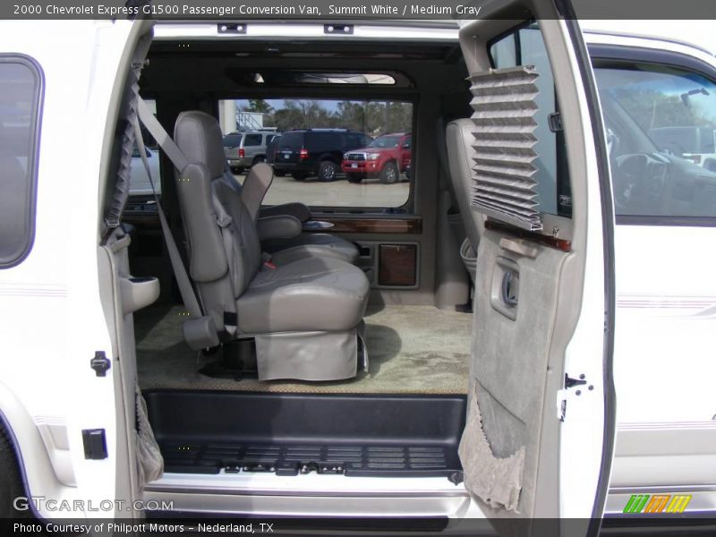 Summit White / Medium Gray 2000 Chevrolet Express G1500 Passenger Conversion Van