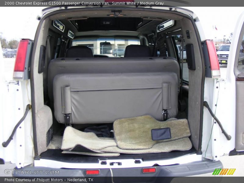 Summit White / Medium Gray 2000 Chevrolet Express G1500 Passenger Conversion Van