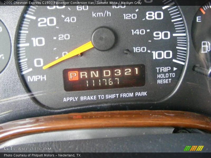 Summit White / Medium Gray 2000 Chevrolet Express G1500 Passenger Conversion Van