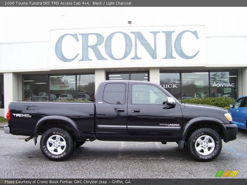 Black / Light Charcoal 2006 Toyota Tundra SR5 TRD Access Cab 4x4