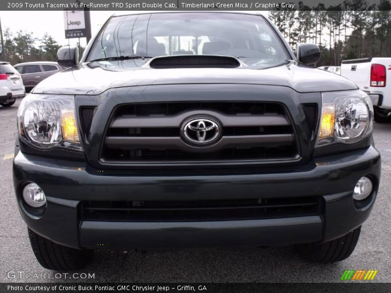 Timberland Green Mica / Graphite Gray 2009 Toyota Tacoma V6 PreRunner TRD Sport Double Cab