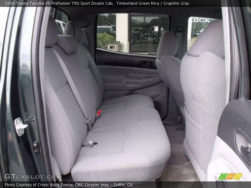 Timberland Green Mica / Graphite Gray 2009 Toyota Tacoma V6 PreRunner TRD Sport Double Cab