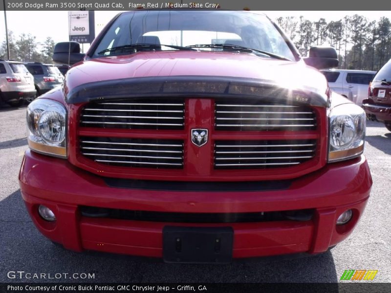 Flame Red / Medium Slate Gray 2006 Dodge Ram 3500 Sport Quad Cab