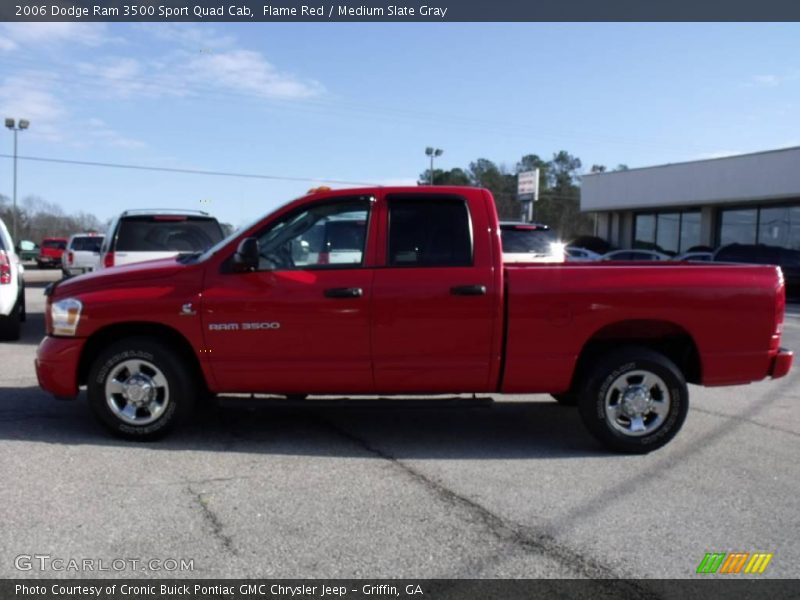 Flame Red / Medium Slate Gray 2006 Dodge Ram 3500 Sport Quad Cab