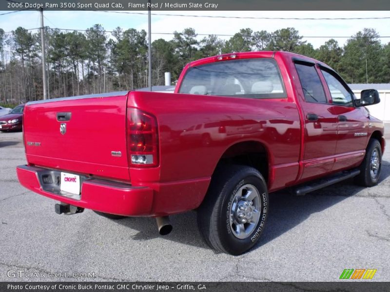 Flame Red / Medium Slate Gray 2006 Dodge Ram 3500 Sport Quad Cab